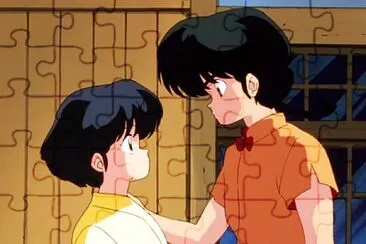 פאזל של ranma esta preocupado por akane ranma 1/2