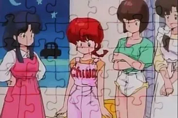 פאזל של ranma usando la ropa de akane ranma 1/2