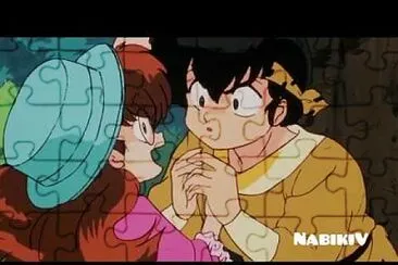 פאזל של ryoga trata de besar a su prometida ranma 1/2