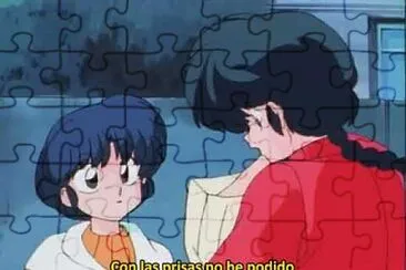 ranma le entrega a akane lo que querÃ­a de navidad jigsaw puzzle