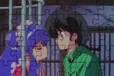 shamppo espera un beso de ranma ranma 1/2 jigsaw puzzle