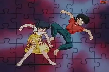 akane golpea a ranma por que la insulto ranma 1/2 jigsaw puzzle