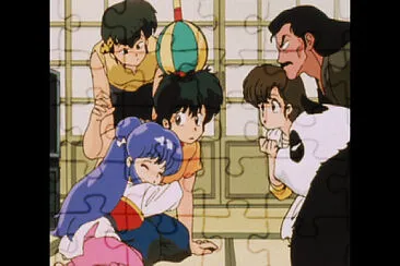 פאזל של shamppo abraza a ranma enfrente de todos ranma 1/2