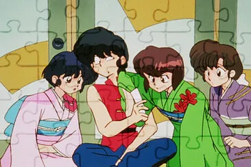 פאזל של nabiki entiende lo que dice la carta ranma 1/2