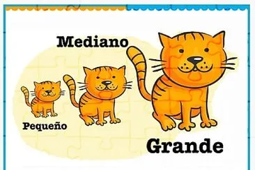 Grande, mediano, pequeÃ±o