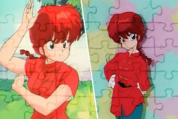 ranma mujer opening y manga ranma 1/2 jigsaw puzzle