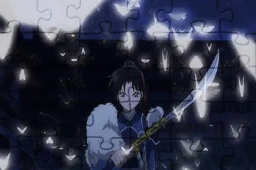 פאזל של setsuna usa el somnifero de las polillas hanyo no yashahime