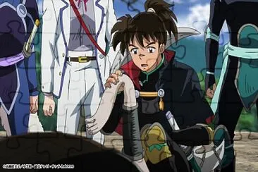 kohaku toca un cuerpo sin huesos hanyo no yashahime jigsaw puzzle
