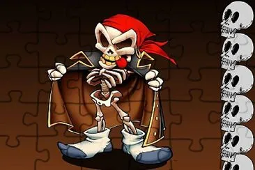 פאזל של Esqueleto Pirata