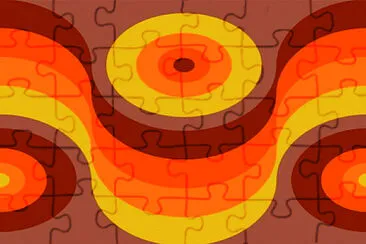 æ©™è‰²ç³»è¨­è¨ˆ jigsaw puzzle