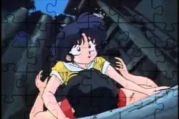 akane se sacrifica para salvar a ranma ranma 1/2 jigsaw puzzle