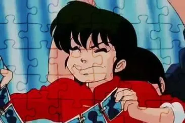 kuno quiere ver las fotos de la peliroja ranma 1/2 jigsaw puzzle