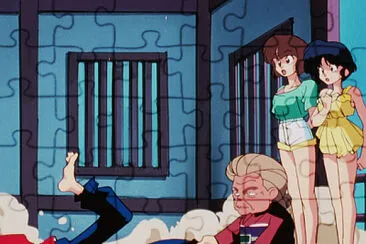 la abuela de utachi hace caer a ranma ranma 1/2 jigsaw puzzle
