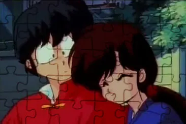 ukyo abraza a ranma del brazo ranma 1/2 jigsaw puzzle