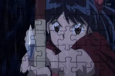 moroha piensa lanzar una flecha hanyo no yashahime jigsaw puzzle