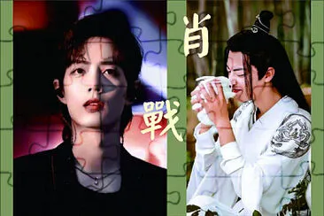 Chinese actor Xiao Zhan jigsaw puzzle