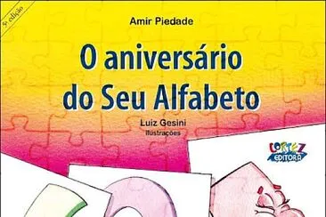 Livro  "O aniversÃ¡rio do seu alfabeto "