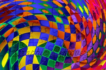 Rainbow-Swirl jigsaw puzzle