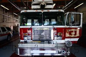 Charlotte Fire Department fire engine