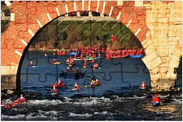 Verona babbi Natale in Adige jigsaw puzzle