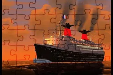 S S France The Elegant Ocean Liner jigsaw puzzle