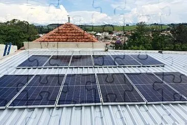 Solar jigsaw puzzle