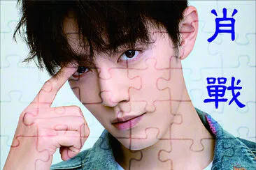 Chinese actor Xiao Zhan jigsaw puzzle