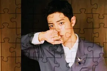Chinese actor  Xiao Zhan jigsaw puzzle