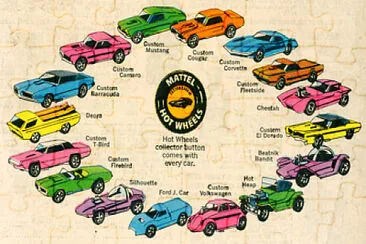 Vintage Hot Wheels Toys jigsaw puzzle