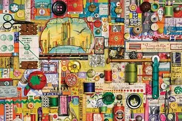 sewing jigsaw puzzle