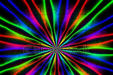 iillustration in neon-colors jigsaw puzzle