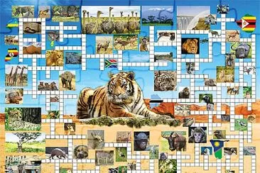 crossword jigsaw puzzle