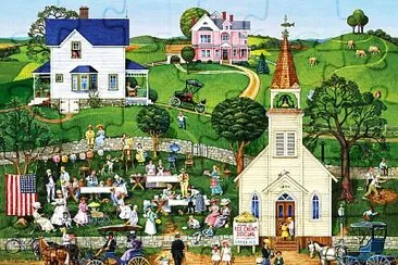 town jigsaw puzzle