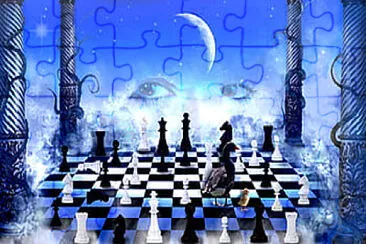 Ajedrez en el cielo jigsaw puzzle