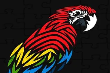פאזל של Tribal Macaw