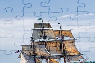 The Bounty leaving Halifax jigsaw puzzle
