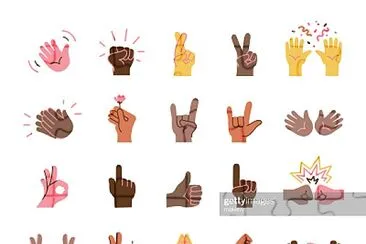 Hand emoji jigsaw puzzle
