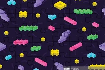 retro bright colors jigsaw puzzle