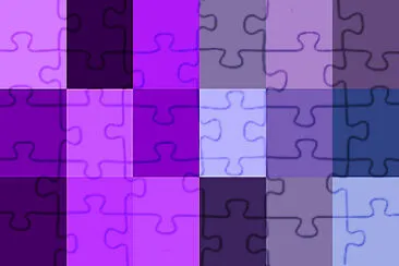 shades of purple jigsaw puzzle