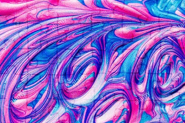 pink,blue metallic glitter swirls jigsaw puzzle