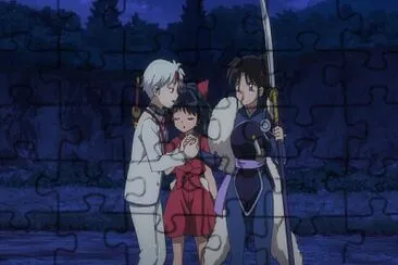 towa toma de la mano a setsuna hanyo no yashahime jigsaw puzzle
