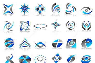 logo icon set jigsaw puzzle