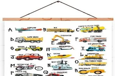 Alphabet  Cartoon Traffic Tools jigsaw puzzle