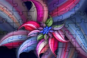 Beautiful 3D Flower jigsaw puzzle