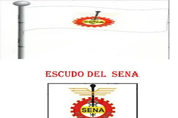 Bandera y Escudo del SENA jigsaw puzzle