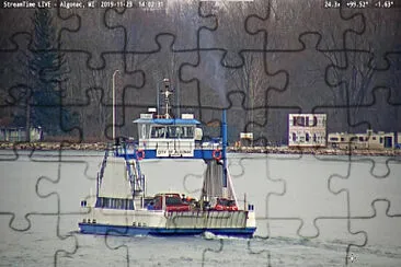 ALG  "City of Algonac " car ferry jigsaw puzzle