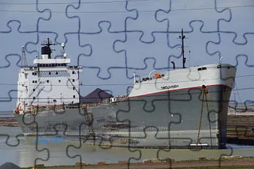 m/v Tecumseh in port for repairs May 2020