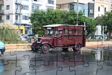 Vintage Bus, Sliema, Malta jigsaw puzzle