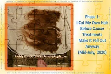 I CUT MY OWN HAIR 1b, b4 cancer claims it 7/2020