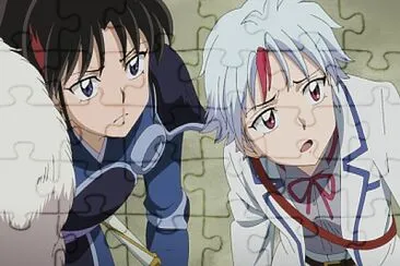 towa y setsuna ven a sesshomaru hanyo no yashahime